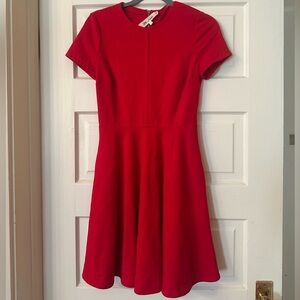 Diane Von Furstenberg red dress